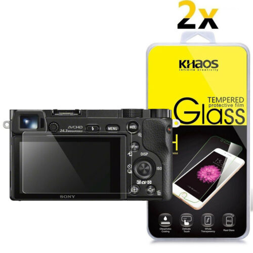 2-pack Khaos For Sony A6000 A6300 A5000 Tempered Glass Screen Protector